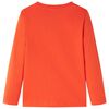 Kinder-Langarmshirt Hellorange 92