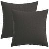 vidaXL Kissenbezug 2 pcs HEERLEN Dunkelgrau 30 x 30 cm
