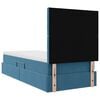 vidaXL Aufbewahrungsbett mit Matratze Dunkelblau 90 x 200 cm Samt