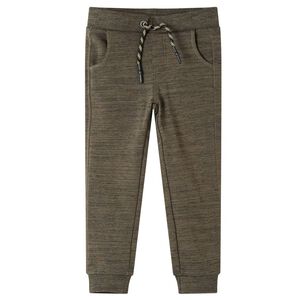 vidaXL Kinder-Trainingshose Dunkles Khaki Melange 92