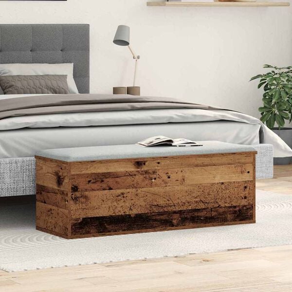vidaXL Aufbewahrungsbox Altholz 102 x 35 x 35 cm Holzwerkstoff