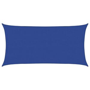 vidaXL Sonnensegel 160 g/m&sup2; Rechteckig Blau 4x7 m HDPE