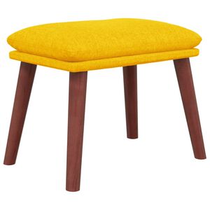 vidaXL Fu&szlig;hocker Senfgelb 45x29,5x35 cm Stoff