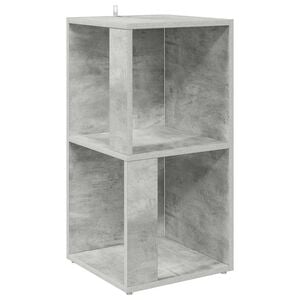 vidaXL Eckregal Betongrau 33x33x67 cm Holzwerkstoff