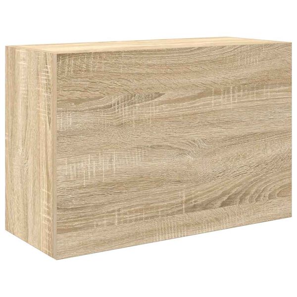 vidaXL Bad-Wandschrank Sonoma-Eiche 60x25x40 cm Holzwerkstoff