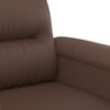 vidaXL 2-Sitzer-Sofa Braun 120 cm Kunstleder