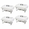 vidaXL Chafing Dish Set 4-tlg. Edelstahl