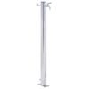 vidaXL Wassers&auml;ule f&uuml;r den Garten 40 cm Edelstahl Rund
