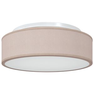 vidaXL Deckenlampe mit Strahlern Taupe 38 x 38 x 13,5 cm Stoff