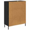vidaXL Sideboard Schwarz Eichen-Optik 69,5 x 34 x 90 cm