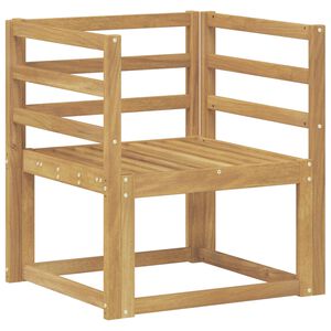 vidaXL Outdoor-Sofagarnitur Massivholz Akazie Wei&szlig;