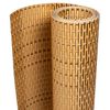 vidaXL Balkon-Sichtschutz Hellbraun 500x80 cm Poly Rattan