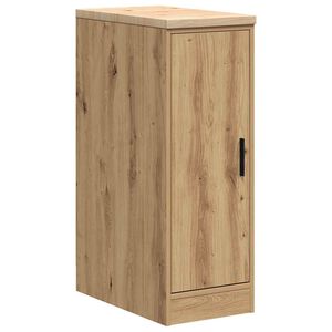 vidaXL Garagen-Aufbewahrungsschrank Artisan-Eiche Massivholz Kiefer