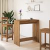 vidaXL Bartisch Artisan-Eiche 102x50x103,5 cm Holzwerkstoff