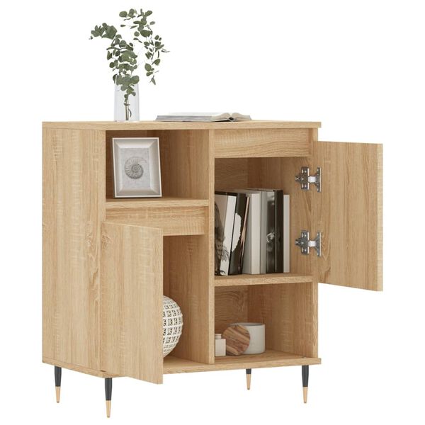 vidaXL Sideboard Sonoma-Eiche 60x35x70 cm Holzwerkstoff