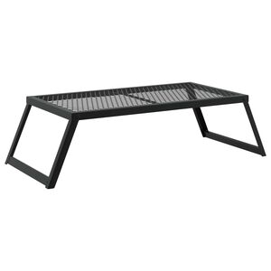 vidaXL Faltbarer Campinggrill 58 x 31 x 2 cm Legierter Stahl Schwarz