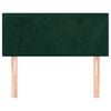 vidaXL Kopfteil Dunkelgr&uuml;n 100x5x78/88 cm Samt