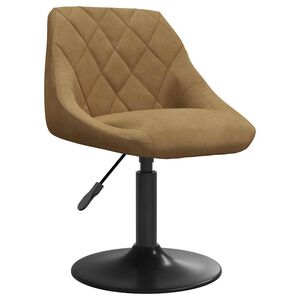 vidaXL Barhocker Braun Samt