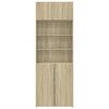 vidaXL Hochschrank Sonoma-Eiche 80x42,5x225 cm Holzwerkstoff
