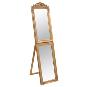 vidaXL Standspiegel Golden 45x180 cm