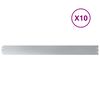 vidaXL Rasenkanten 10 Stk. 10x103 cm Verzinkter Stahl