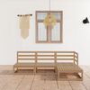 vidaXL 4-tlg. Garten-Lounge-Set Honigbraun Massivholz Kiefer