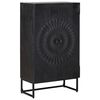 vidaXL Highboard Schwarz 55 x 30 x 95 cm