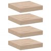 vidaXL Schweberegal 4 Stk. 23x23,5x4 cm Holzwerkstoff