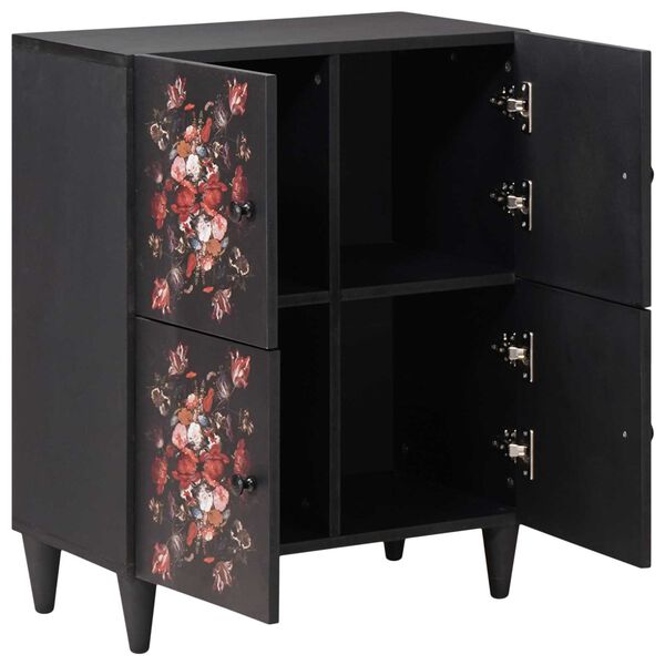 vidaXL Stauraumschränke Mehrfarbig 60 x 33,5 x 75 cm Massivholz Mango