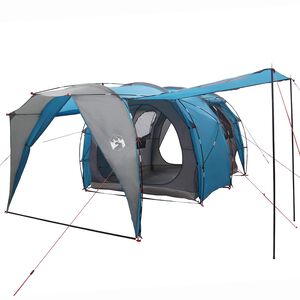 vidaXL Tunnelzelt Blau 562 x 265 x 216 cm