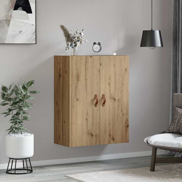 vidaXL Wandschrank Artisan-Eiche 69,5 x 34 x 90 cm Holzwerkstoff