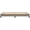 vidaXL Bettgestell ohne Matratze Taupe 140x200 cm Stoff