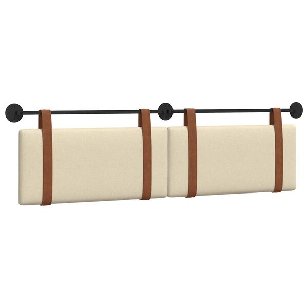 vidaXL H&auml;ngevorderseite Wandmontiert Creme 170 x 55 x 5 cm Antikes PU