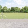 vidaXL Zaunpfosten Silber 10 x 0,4 m (13 mm Mesh) Stahl
