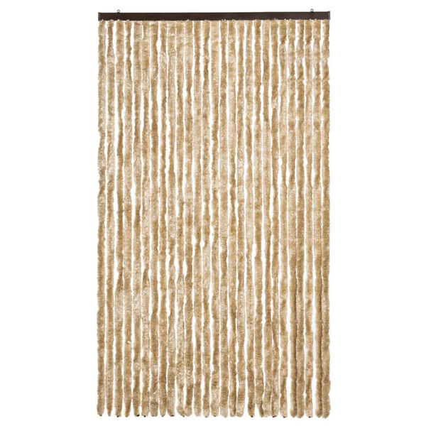 vidaXL Insektenschutz-Vorhang Beige 118x220 cm Chenille