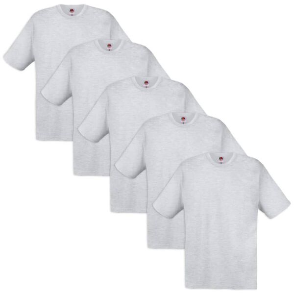 Fruit of the Loom Original T-Shirt 100% Baumwolle Grau XXL