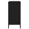 vidaXL Sideboard Schwarz Eichen-Optik 79,5 x 35,5 x 74,5 cm