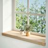 vidaXL Fensterbänke 2 Stk. Unbehandelt 80x25x2 cm Massivholz Eiche