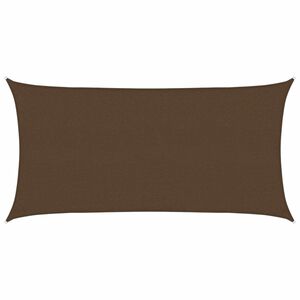 vidaXL Sonnensegel 160 g/m&sup2; Braun 2,5x5 m HDPE
