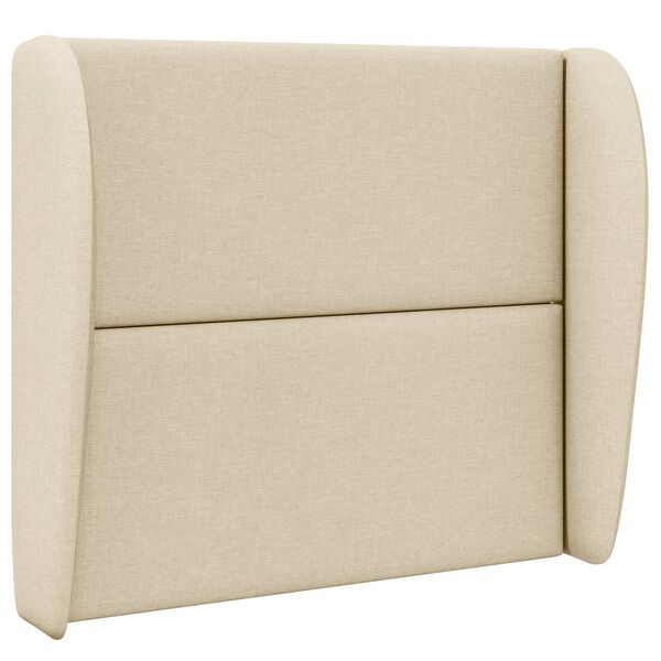 vidaXL Kopfteil Ohr Creme 80 x 23 x 6 cm Stoff
