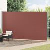 vidaXL Seitenmarkise Ausziehbar 220x600 cm Braun