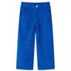 vidaXL Kinderhose Cord Kobaltblau 92