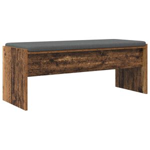 vidaXL Flurbank mit Kissen Altholz 103 x 38 x 40 cm