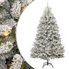 vidaXL K&uuml;nstlicher Weihnachtsbaum 300 cm 300 LEDs Warmes Wei&szlig;
