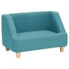 vidaXL Hundesofa T&uuml;rkis 60x37x39 cm Leinen