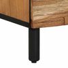 vidaXL Sideboard Set 2 pcs Natur 60 x 33,5 x 75 cm Massivholz Akazie