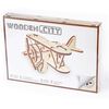WOODEN CITY Modellbauaufsatz Holz Doppeldecker