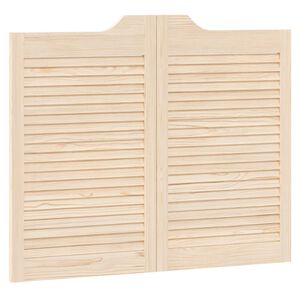 vidaXL Schwingt&uuml;ren 80 x 50 cm Massives Kiefernholz Natur