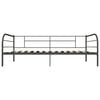 vidaXL Tagesbett-Rahmen Grau Metall 90×200 cm