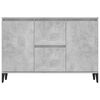 vidaXL Sideboard Betongrau 102x35x70 cm Holzwerkstoff